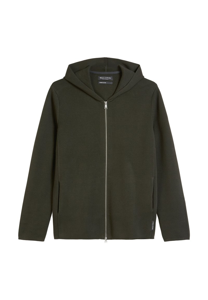 Marc O’Polo Sweater met rits donkerbruin mêleerd Marc O’Polo Sweater met rits donkerbruin mêleerd