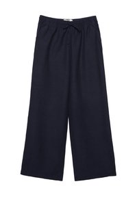 Stradivarius Tygbyxor - dark blue
