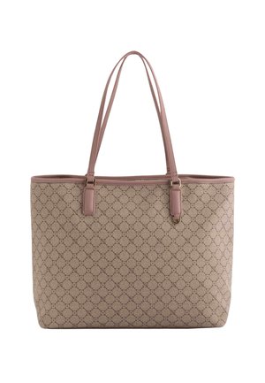 Shopping bag - beige-purple