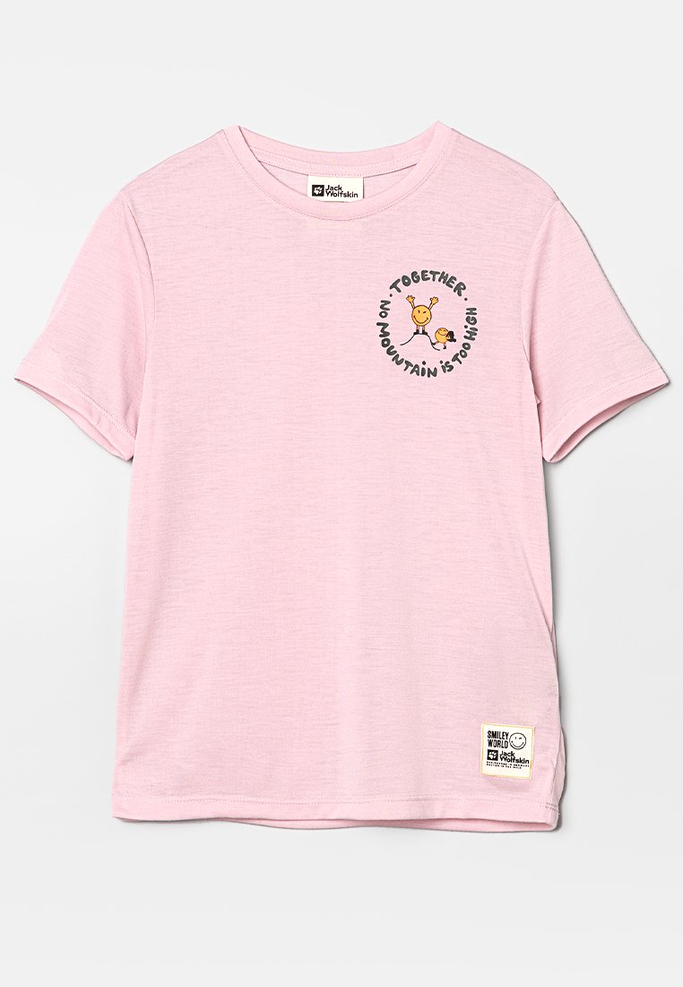 Jack Wolfskin Sport T-shirt donkerroze Jack Wolfskin Sport T-shirt donkerroze