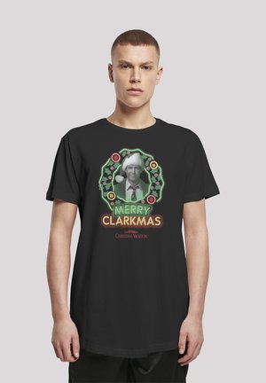 DISNEY CHRISTMAS VACATION MERRY CLARKMAS - PREMIUM FILM MOVIE TV - Print T-shirt - black