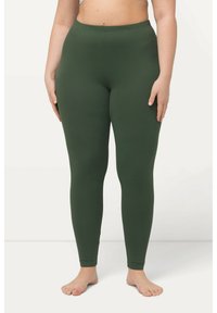 Ulla Popken RUNDUM-GUMMIBUND - Leggings - olive