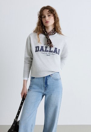 Calliope, FELPA CON STAMPA - Sweatshirt - grigio chiaro melange