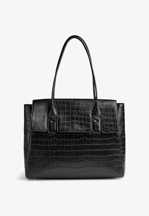 Markberg, NATALIEMBG WORK BAG, CALMCROCO - Håndtasker - black croco