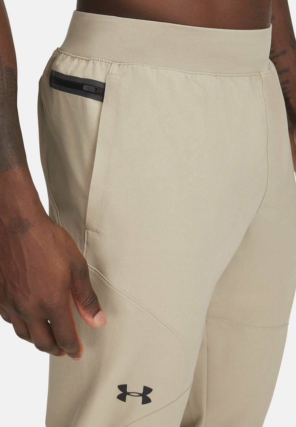 UNSTOPPABLE - Tracksuit bottoms - city khaki4