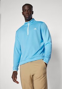 adidas Golf LIGHTWEIGHT HALF-ZIP - Jumper - semi blue burst