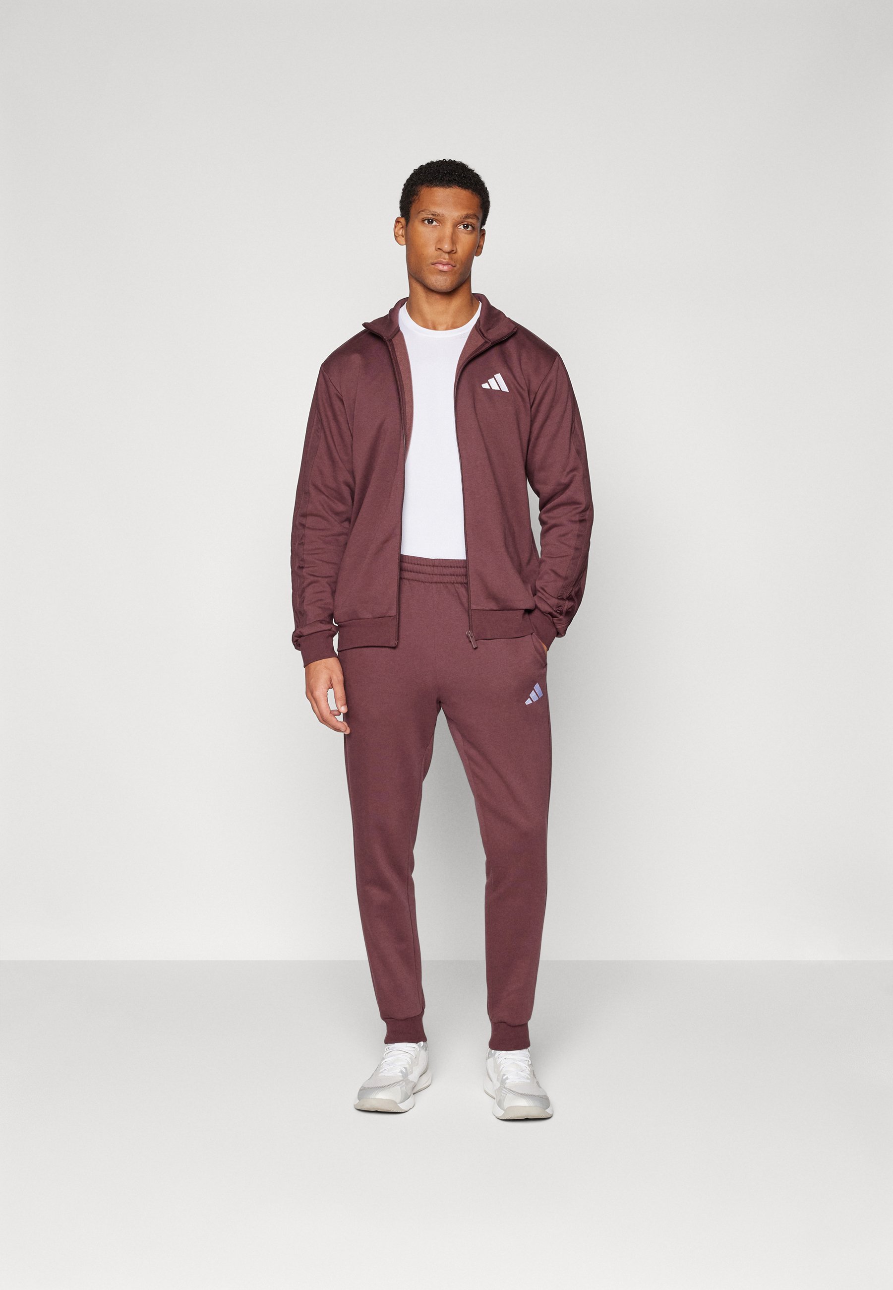 BELUGA ROSSO HAMADA LWOND グレー ジャージセット adidas Sportswear SET - Dres/ciemnoczerwony - Zalando.pl