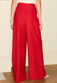 Next TALL FIT - HIGH WAISTED WIDE TAILORED - Bukser - red