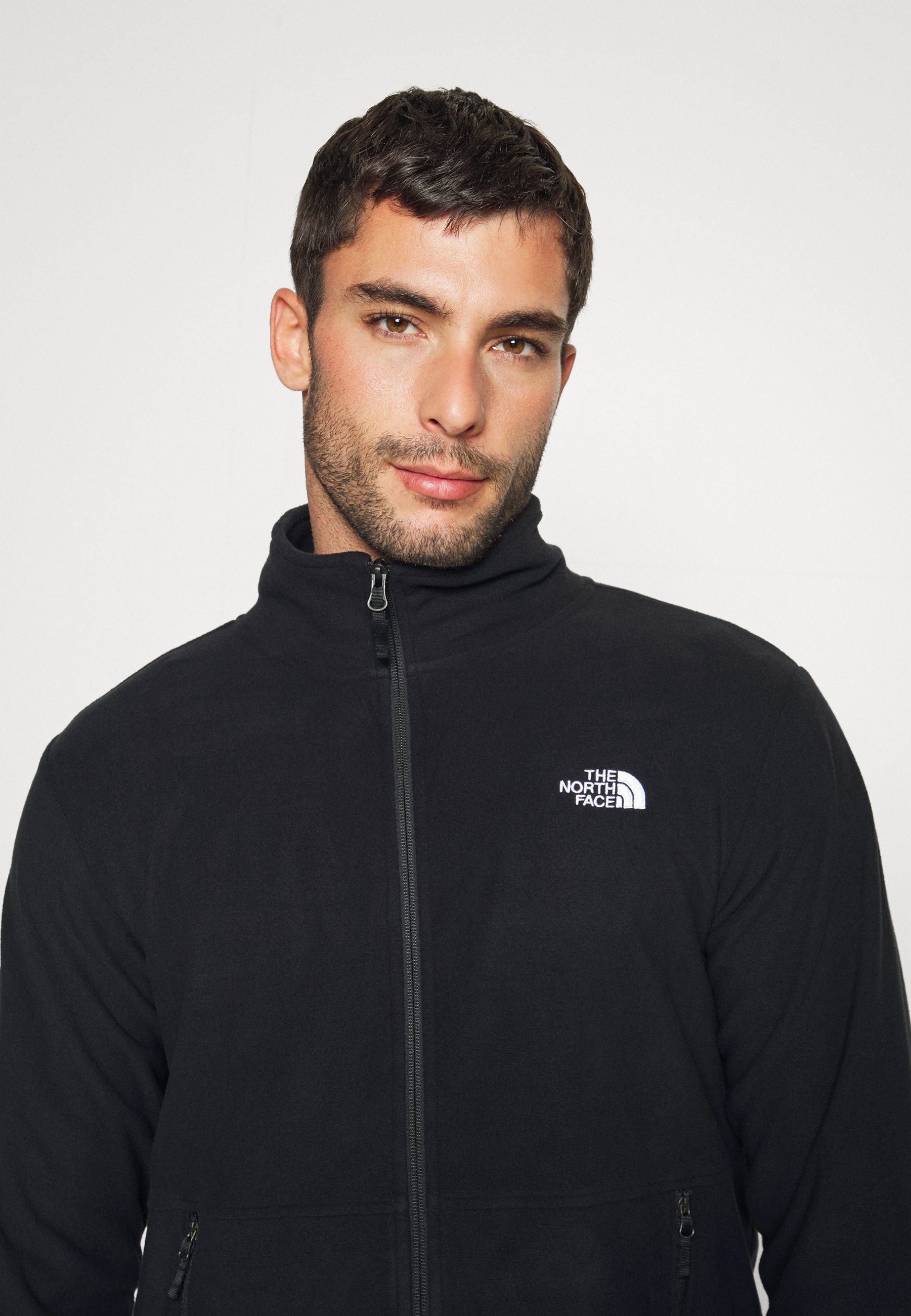 The North Face GLACIER FULL ZIP JACKET - Veste polaire - black/noir -  ZALANDO.FR