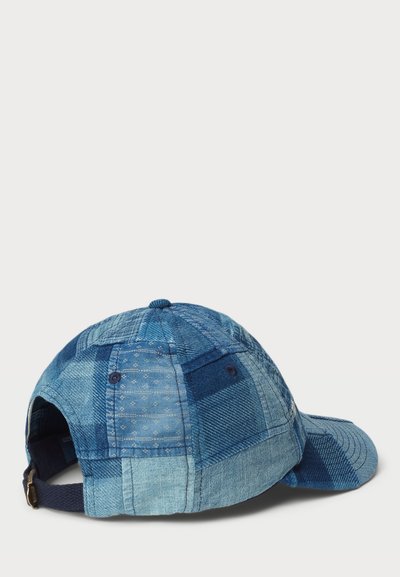 Polo Ralph Lauren INDIGO PATCHWORK BALL CAP - Naģene - indigo