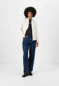 Guess Jeans QUILTED PUFFER JACKET - Blouson Bomber - pristine white