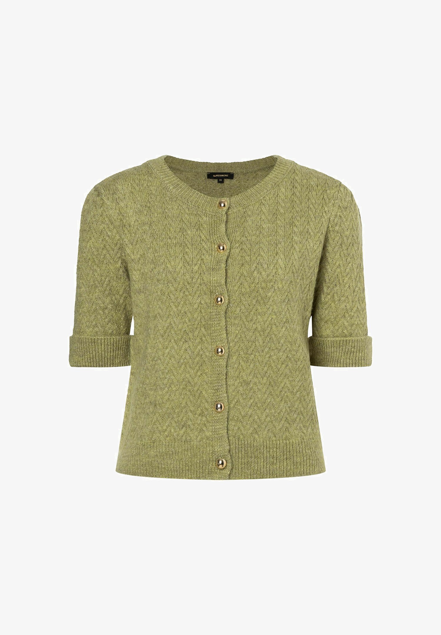 Damen Cardigan Kurze Strickjacke Kurzarm Kurze Strickjacke