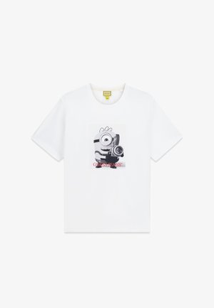 Guess, GJ X MINIONS BEDRUCKTES T-SHIRT - T-shirt con stampa - weiß