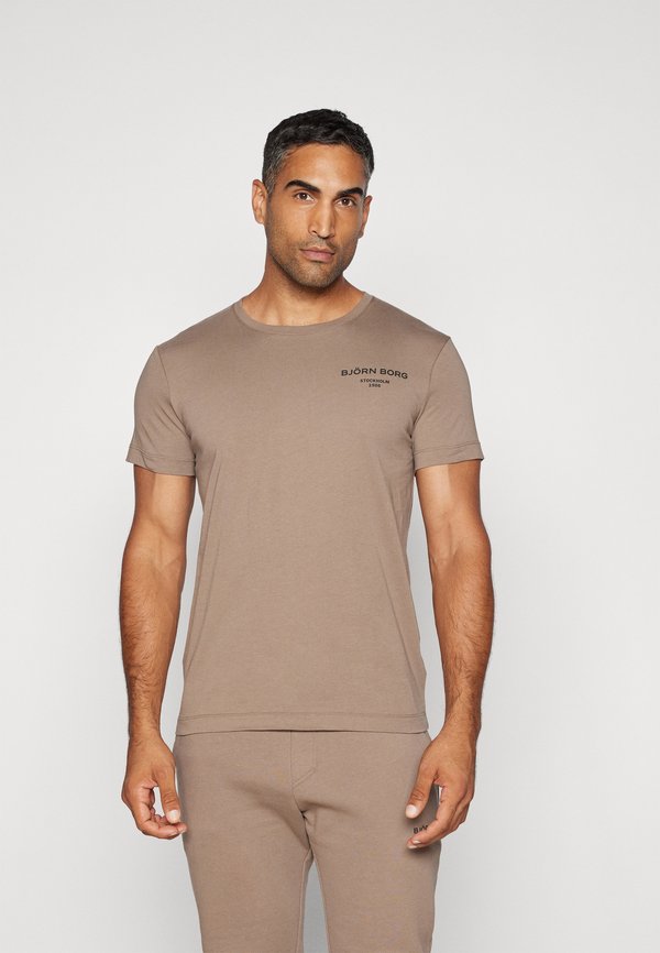 ESSENTIAL - Basic T-shirt - walnut