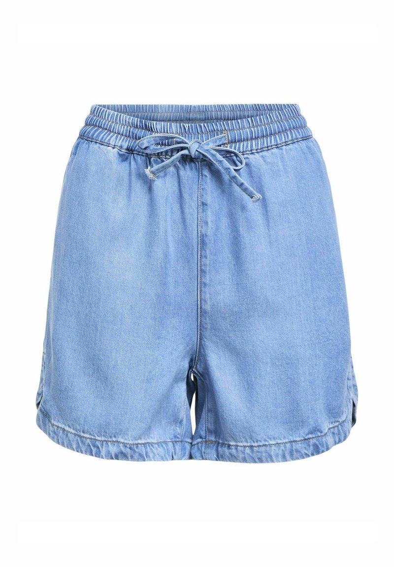 Object Denim Relaxed - Jeans Shorts - light blue denim/blue denim ...