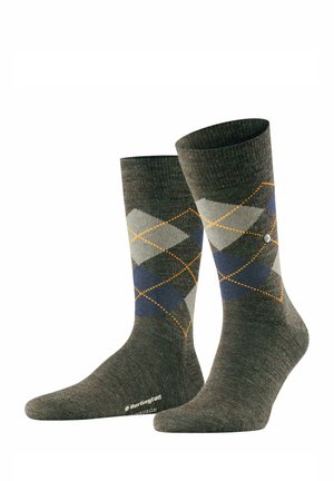 Burlington, Edinburgh Melange - Socks - manganese blue