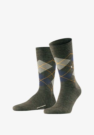 Burlington, Edinburgh Melange - Socks - manganese blue