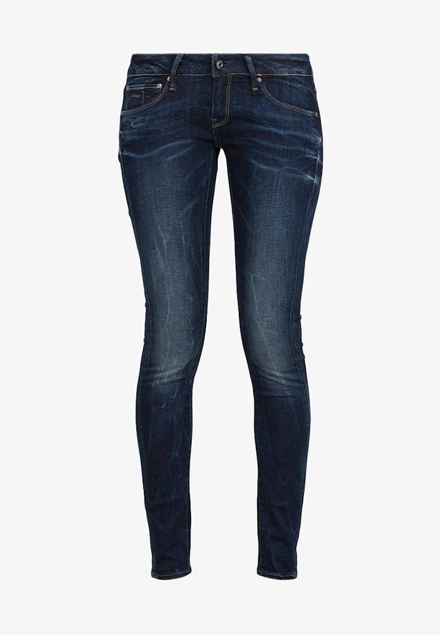 3301 LOW SUPER SKINNY - Jeans Skinny Fit - neutro stretch denim