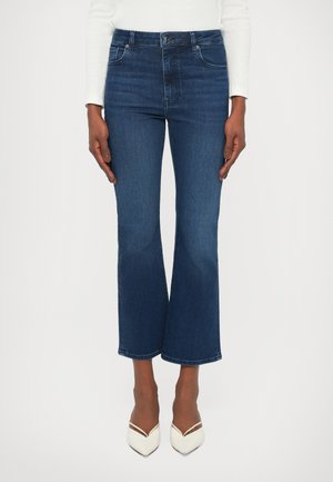 THE REBOOT CROP - Džínsy bootcut - blue
