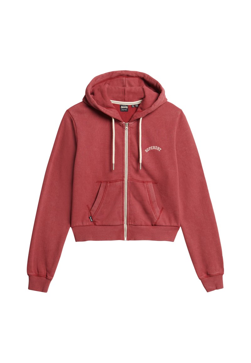Sweat à capuche - rouge - - 12.00