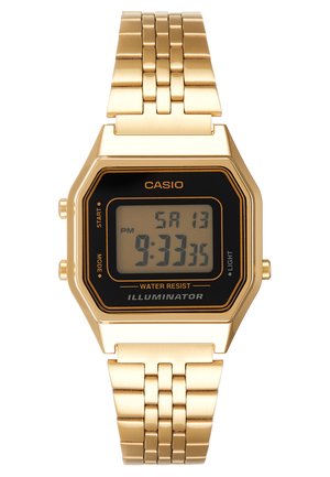 Casio Zegarek cyfrowy - gold-coloured/black