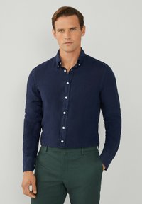 Hackett London GARMENT DYE  - Košeľa - navy