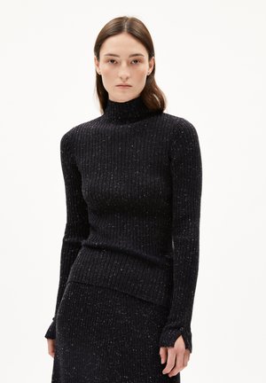 ALAANIA - Jumper - black-oatmilk