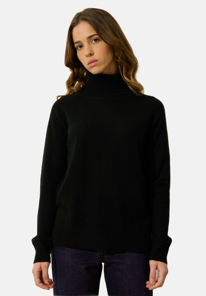 Authentic Cashmere COL ROULÉ - Maglione - black