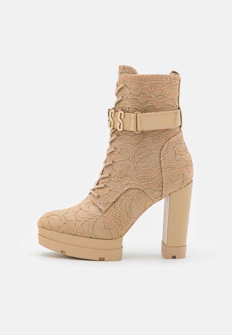 Guess BIOLA Nauhalliset nilkkurit beige Zalando.fi