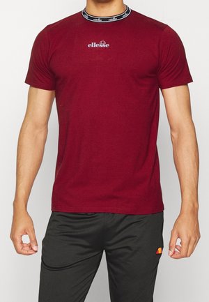 T-shirt med print - red