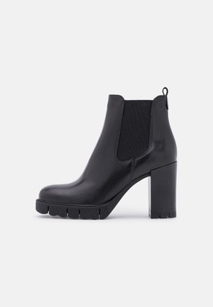 Bottines à talons hauts - black