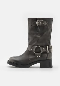 BLESSING - Stivali texani / biker - dark grey