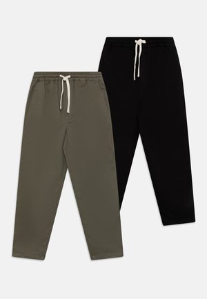 Friboo 2 PACK - Nohavice - black/olive