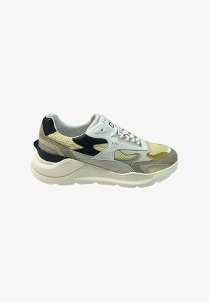 D.A.T.E. FUGA JAQUARD - Baskets basses - giallo