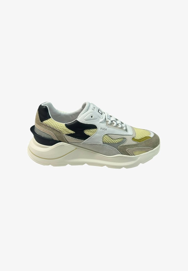 D.A.T.E. FUGA JAQUARD - Baskets basses - giallo