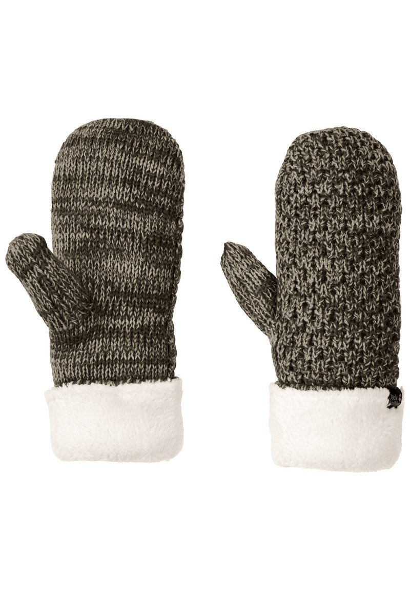 Damen Caps, Mützen & Hüte | Jack Wolfskin Fäustling granite/oliv - MF13217 Damen Caps, Mützen & Hüte | Jack Wolfskin Fäustling granite/oliv - MF13217