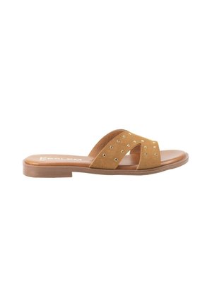 KESLEM, SANDALIAS KESLEM, MUJER - Sandalias planas - marrón
