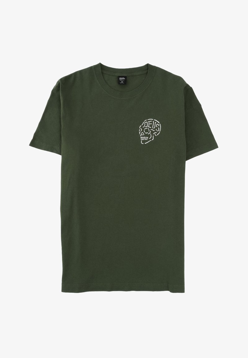 Deus Ex Machina VENICE SKULL - Camiseta estampada - forest green