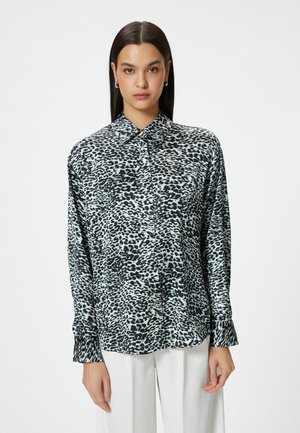 LEOPAR PRINTED - Blusa - black
