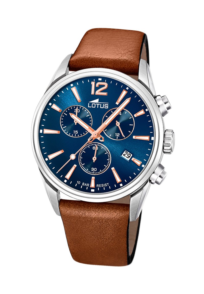 Lotus Montre à aiguilles - silberfarben