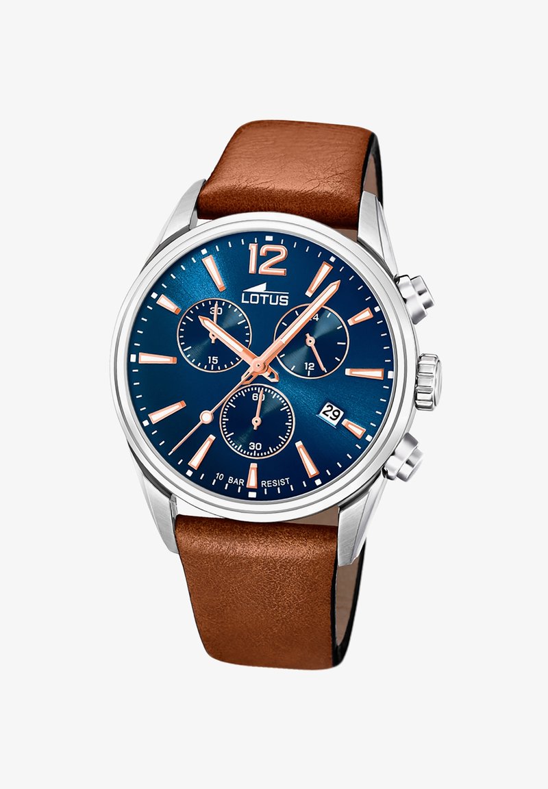 Lotus Montre à aiguilles - silberfarben