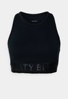 POWER LOGO MEDIUM IMPACT CROP - Linne - black