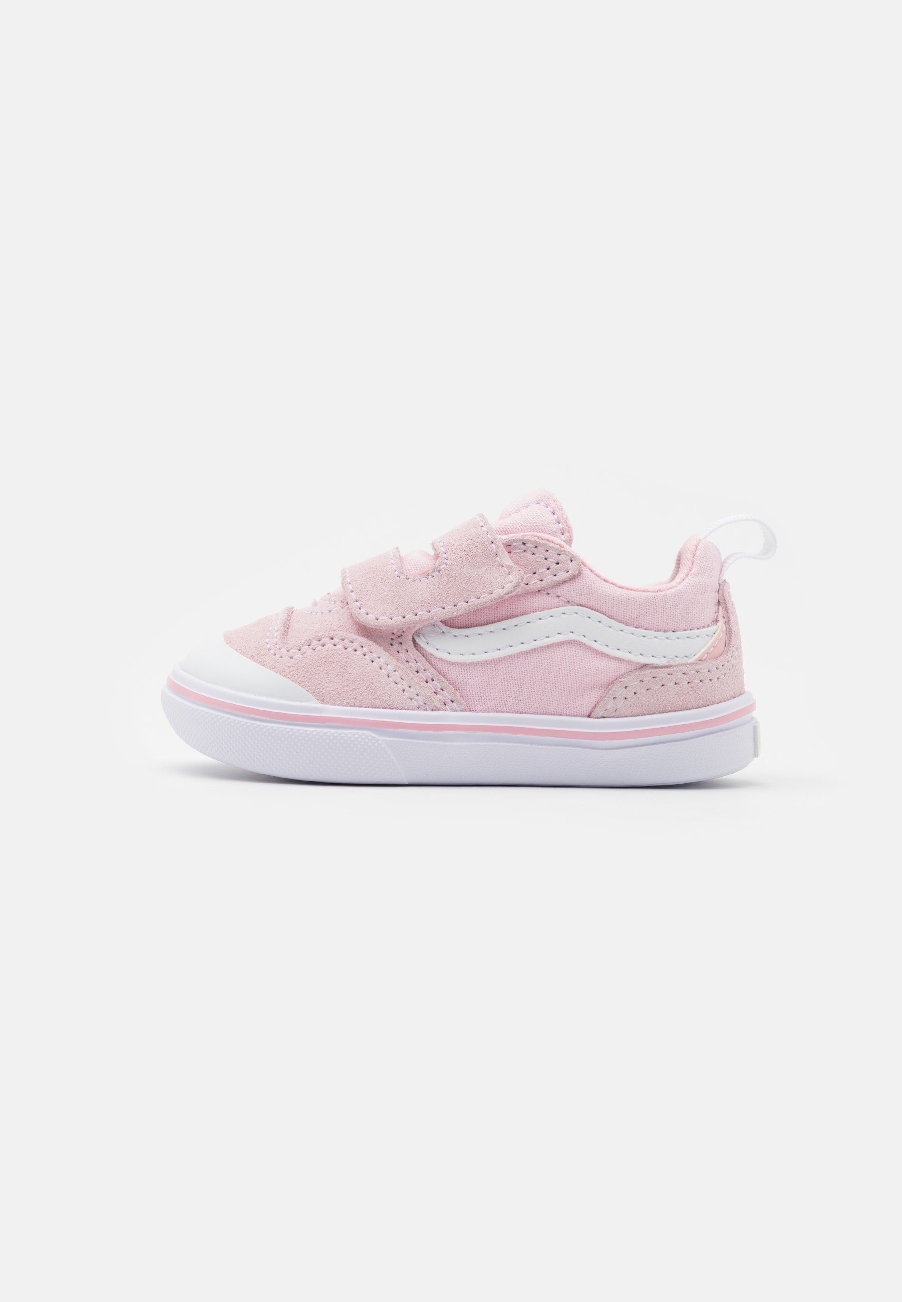light pink and white vans