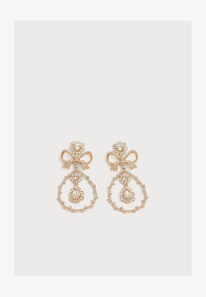 Marchesa, BOW ORBITAL - Boucles d'oreilles - gold-coloured/white