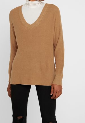 Strickpullover - mustard yellow