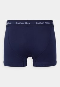 Calvin Klein Underwear TRUNK 3 PACK COTTON STRETCH - Cuecas boxer - orange/blue shadow/process green