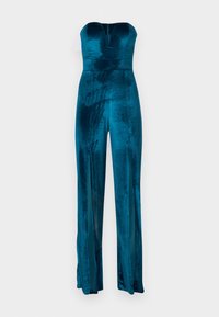 ANNA V NECK SPLIT - Kombinezon - dark teal