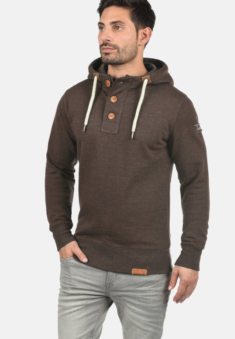 d3ArA Uomo Solid TRIPSTRIP - Felpa con cappuccio - coffee bea/marrone d3ArA Uomo Solid TRIPSTRIP - Felpa con cappuccio - coffee bea/marrone
