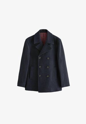 REGULAR FIT - SIGNATURE PEA - Klasični plašč - navy blue
