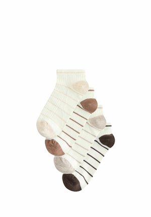 Next, 4 PACK - Sneaker-Socken - cream neutral